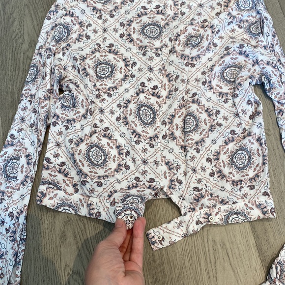 Gentle Fawn | Paisley Long Sleeve Top | Size XS - Picture 6 of 6